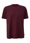 Футболка QS Basic T-shirt, Bordeaux/Light Brown - фото 5