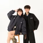 Пуховик Unisex Stand Collar Thickened Kawasaki, темно- синий (basic) - фото 5