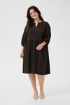 Платье KAFFE CURVE, черный - фото 3
