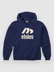 Худи Etnies Icon E Hoodie, navy/tan - фото