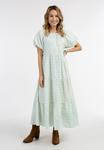 Платье IZIA Kurzarm Maxi, бирюзовый - фото 4