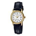 Часы dress series analog watch 'black gold' Casio, белый - фото