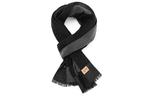 Вязаный шарф унисекс KENMO, черно-серый (подарочный набор) - фото 7