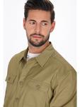 Мужская рубашка светло-оливкового цвета DreiMaster Vintage - фото 5