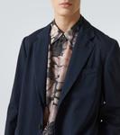 Хлопковый блейзер Dries Van Noten, темно-синий - фото 6