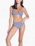 Топ бикини Wave Circe Panos Emporio, Navy/White - фото