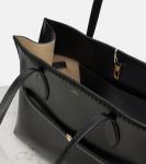 Большая кожаная сумка-тоут Lounge Toteme, черный - фото 3