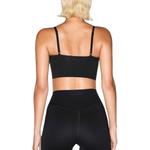 Бюстгальтер (WMNS) Nike x SKIMS Matte Cami Longline Bra 'Obsidian' - фото 3