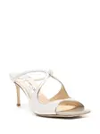 Мюли Anise 75 с эффектом металлик JIMMY CHOO, серебяный - фото 2