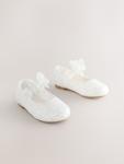 Next Балетки в белом цвете - фото 3