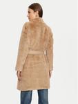 Шуба стандартного кроя Only, бежевый - фото 3