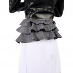 Юбка гризайль PRADA, серая - фото 6