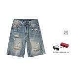 Джинсовые шорты унисекс Maserati, белый - фото 12