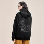 Свитшот унисекс Doraemon, розовый (с флисовой подкладкой) - фото 4