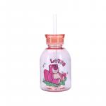 Пластиковые стаканы для воды Disney, Strawberry Bear Straw Cup (400Ml) - фото