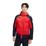 Анта пуховик мужской классический красный/базовый черный - фото 4