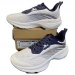 Беговые кроссовки мужские бело-синие Erke, Микрокристаллический Белый/Бристольский Синий - фото 7