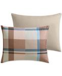 Комплект постельного белья Harper Plaid из 3 предметов Macy's, Rust - фото 7