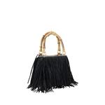 Сумочка коричневая маленькая La Milanesa, черный - фото 3