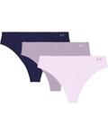 Стринги Under Armour Seamless Thong - 3 PK Solid, цвет Purple Ace - фото 4