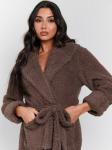 Длинный халат Loungeable, темно-коричневый - фото 6