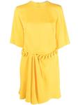 Stella McCartney платье мини с цепочками, желтый - фото