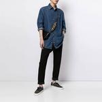 Футболка унисекс синяя VERSACE - фото 4