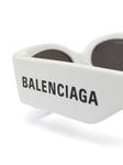 Солнцезащитные очки с логотипом Balenciaga Eyewear, белый - фото 3