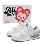 ALI THE FOX Повседневные туфли унисекс белые серые - фото