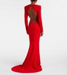 Креповое платье Stella McCartney, Lipstick Red - фото 3