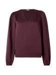 Блуза VILA VIEllette, Wine red - фото