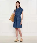 Джинсовое платье с поясом Liu Jo, синий - фото 2