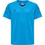 Рубашка hmlcore xk poly jersey s/s kids Hummel, голубой - фото