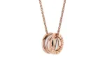 BVLGARI Ожерелья B.Zero1 Series Rose Gold Unisex - фото 9