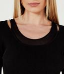 Свитер Slim fit Liu Jo Sport, черный - фото 4