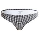 Женское бикини в клетку «гингем» - плавки бикини Roxy, Anthracite - фото