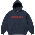 Обратная толстовка с капюшоном SS25 Supreme, синий/темно-синий - фото