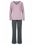 Пижама HIS, цвет rosa-anthrazit - фото