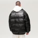 Пуховик Unisex POINTLIMIT, черный (реверсивный) - фото 6