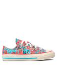 Кеды Converse низкие с рисунком, мультиколор - фото