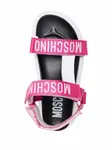 Сандалии с вышитым логотипом Moschino, розовый - фото 4