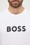 Хлопковая футболка Boss, белый - фото 4