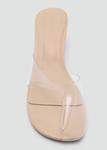 Сандалии с Т-образной перемычкой MANGO Lele, Nude - фото 5