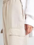 Свободные брюки-карго QS, бежевый - фото 5