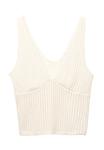 Топ PULL&BEAR Top, Beige - фото 6