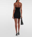 Мини-платье рельефной вязки Courrèges, черный - фото 3