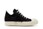 Низкие кроссовки Rick Owens DRKSHDW Strobe Cotton Denim Slashed Low, черный - фото