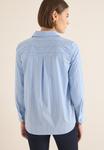Блуза Cecil Button-down blouse, Blau/Light Blue - фото 3
