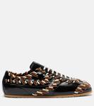 Кожаные кроссовки Dries Van Noten, Dark Brown - фото 4