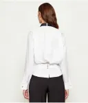 Рубашка slim fit Elisabetta Franchi, белый - фото 3